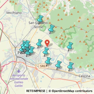 Mappa Fraz. Colignola PI IT, 56017 San Giuliano Terme PI, Italia (3.99467)