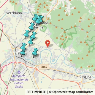 Mappa Fraz. Colignola PI IT, 56017 San Giuliano Terme PI, Italia (4.22308)