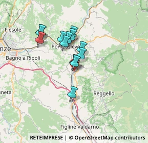 Mappa Piazza Aldo Moro, 50067 Rignano sull'Arno FI, Italia (5.49231)