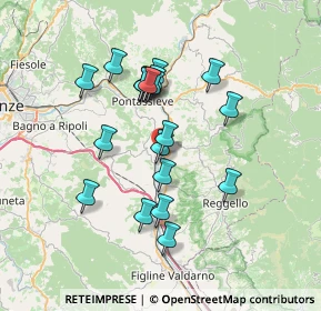 Mappa Piazza Aldo Moro, 50067 Rignano sull'Arno FI, Italia (6.3485)
