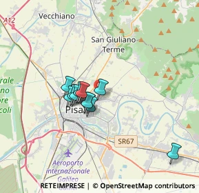 Mappa Via R. Fucini Ghezzano, 56010 San Giuliano Terme PI, Italia (2.54)