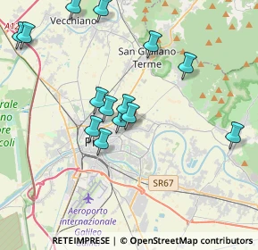 Mappa Via R. Fucini Ghezzano, 56010 San Giuliano Terme PI, Italia (4.04071)