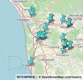 Mappa Via R. Fucini Ghezzano, 56010 San Giuliano Terme PI, Italia (15.3185)