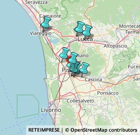 Mappa Via Mahatma Gandhi, 56127 Pisa PI, Italia (9.62308)
