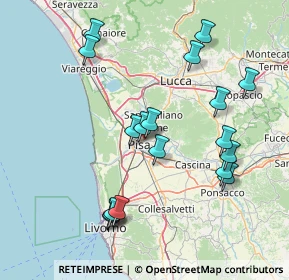 Mappa Via Mahatma Gandhi, 56017 San Giuliano Terme PI, Italia (16.57556)