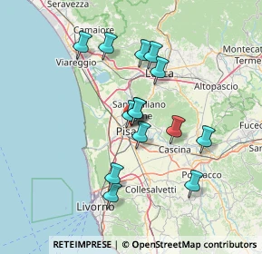 Mappa Via Mahatma Gandhi, 56127 Pisa PI, Italia (12.5)