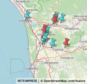 Mappa Via Mahatma Gandhi, 56017 San Giuliano Terme PI, Italia (11.18909)