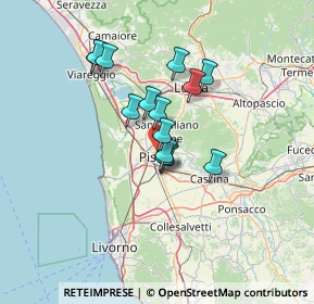 Mappa Via Mahatma Gandhi, 56017 San Giuliano Terme PI, Italia (10.45)