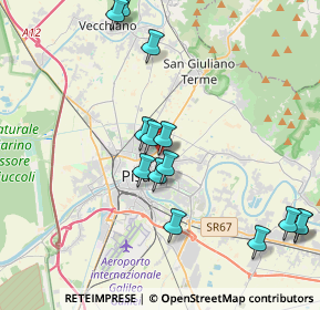 Mappa Via Mahatma Gandhi, 56127 Pisa PI, Italia (4.31143)