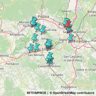 Mappa Via Guido Monaco, 50053 Empoli FI, Italia (13.3925)