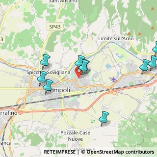Mappa Via Guido Monaco, 50053 Empoli FI, Italia (2.47545)