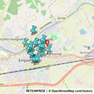 Mappa Via Guido Monaco, 50053 Empoli FI, Italia (0.756)