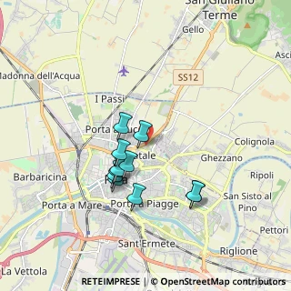 Mappa SS Dell' Abetone e del Brennero, 56123 Pisa PI, Italia (1.52818)