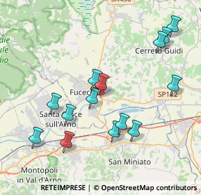 Mappa SP11, 50054 Fucecchio FI, Italia (4.16286)