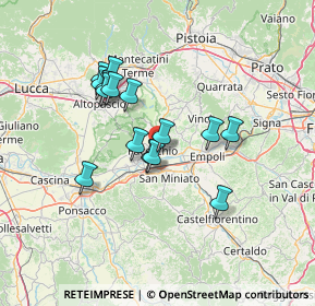 Mappa SP11, 50054 Fucecchio FI, Italia (11.89333)