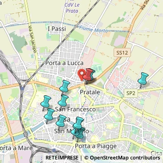 Mappa Via vecchia Lucchese, 56127 Pisa PI, Italia (1.09)