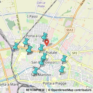 Mappa Via vecchia Lucchese, 56127 Pisa PI, Italia (1.02636)