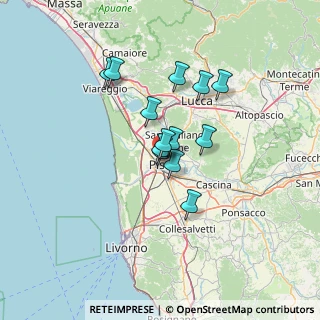 Mappa Via Francesco Rismondo, 56123 Pisa PI, Italia (9.88154)