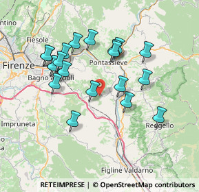 Mappa Strada Senza Nome, 50067 Rignano sull'Arno FI, Italia (7.173)