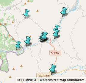 Mappa Via Giuseppe Garibaldi, 61026 Piandimeleto PU, Italia (2.7865)