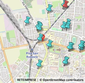 Mappa Via Marinello Nelli, 56122 Pisa PI, Italia (0.605)