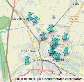 Mappa Via Marinello Nelli, 56122 Pisa PI, Italia (1.70571)