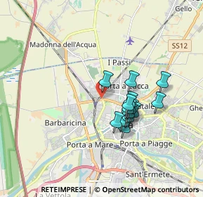 Mappa Via Marinello Nelli, 56122 Pisa PI, Italia (1.41714)