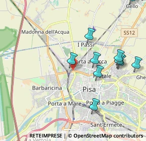 Mappa Via Marinello Nelli, 56122 Pisa PI, Italia (2.45545)