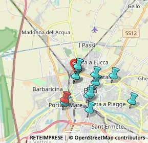 Mappa Via Marinello Nelli, 56122 Pisa PI, Italia (1.57923)