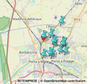 Mappa Via Marinello Nelli, 56122 Pisa PI, Italia (1.44917)