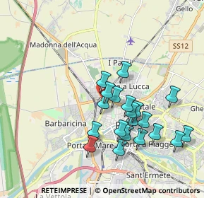 Mappa Via Marinello Nelli, 56122 Pisa PI, Italia (1.7885)