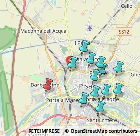 Mappa Via Marinello Nelli, 56122 Pisa PI, Italia (1.96)