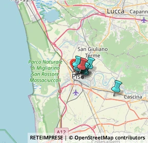 Mappa Via Marinello Nelli, 56122 Pisa PI, Italia (2.32909)