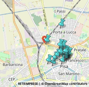 Mappa Via Marinello Nelli, 56122 Pisa PI, Italia (0.983)