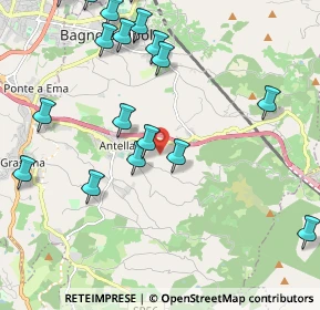 Mappa Via Montisoni, 50012 Bagno a Ripoli FI, Italia (2.7755)