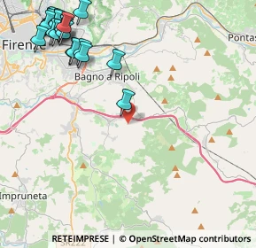 Mappa Via Montisoni, 50012 Bagno a Ripoli FI, Italia (6.078)