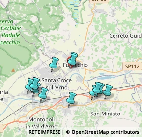 Mappa Via Giotto di Bondone, 50054 Fucecchio FI, Italia (3.98308)
