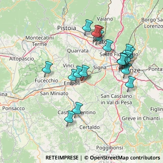 Mappa Via Faenza, 50056 Montelupo fiorentino FI, Italia (16.0025)