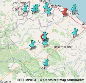 Mappa Via Francesco Puccinotti, 61029 Urbino PU, Italia (16.61071)