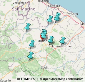 Mappa Via Francesco Puccinotti, 61029 Urbino PU, Italia (10.00167)