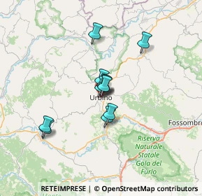 Mappa Via Francesco Puccinotti, 61029 Urbino PU, Italia (4.68636)