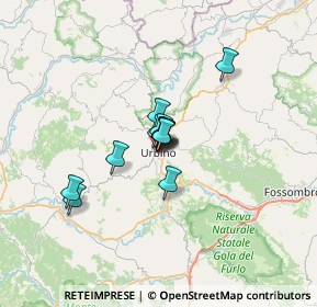 Mappa Via Francesco Puccinotti, 61029 Urbino PU, Italia (3.79)