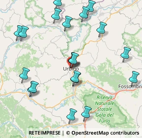 Mappa Via Francesco Puccinotti, 61029 Urbino PU, Italia (9.2415)