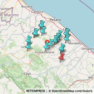 Mappa Via Michelangelo Buonarroti, 61030 Montefelcino PU, Italia (10.7815)