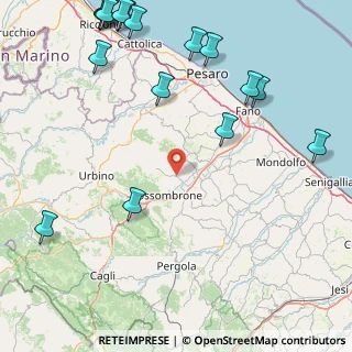 Mappa Via Michelangelo Buonarroti, 61030 Montefelcino PU, Italia (25.30176)