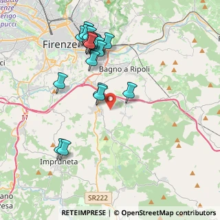 Mappa Via Lilliano e Meoli, 50012 Bagno a Ripoli FI, Italia (4.33)
