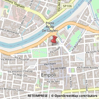 Mappa Via Giuseppe Mazzini, 12, 50053 Empoli, Firenze (Toscana)