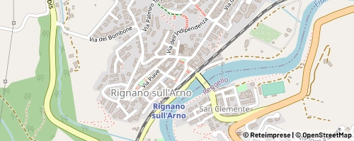 Mappa Rignano sull'Arno