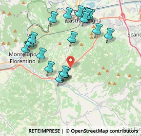 Mappa Via di Carcheri, 50055 Lastra a Signa FI, Italia (4.186)