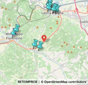 Mappa Via di Carcheri, 50055 Lastra a Signa FI, Italia (5.11727)